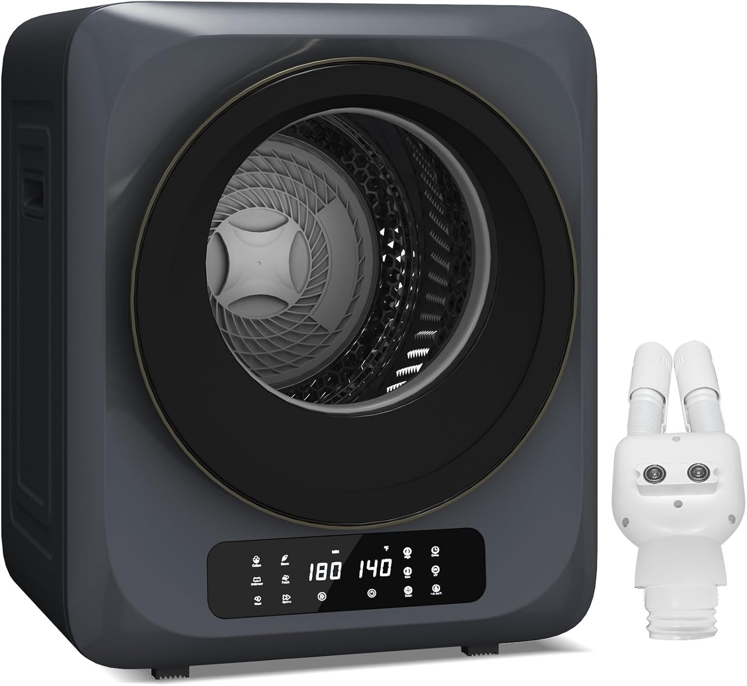 Portable Clothes Dryer with 12Lbs Capacity and 6 Modes