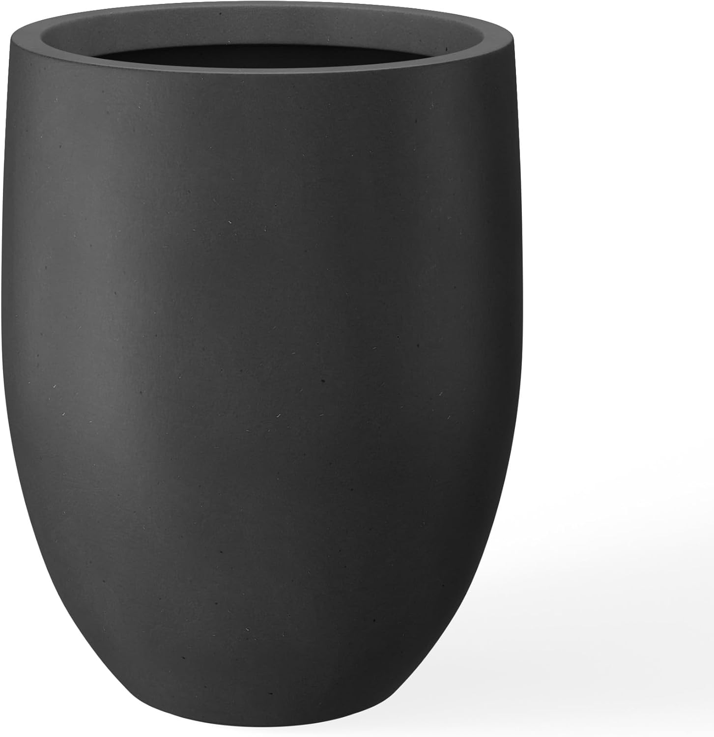 Kante 21.7in H Burnished Black Tall Planter for Home Decor
