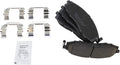 TRQ Front Brake Pads Ceramic Compatible with 2003-2004 Nissan Frontier