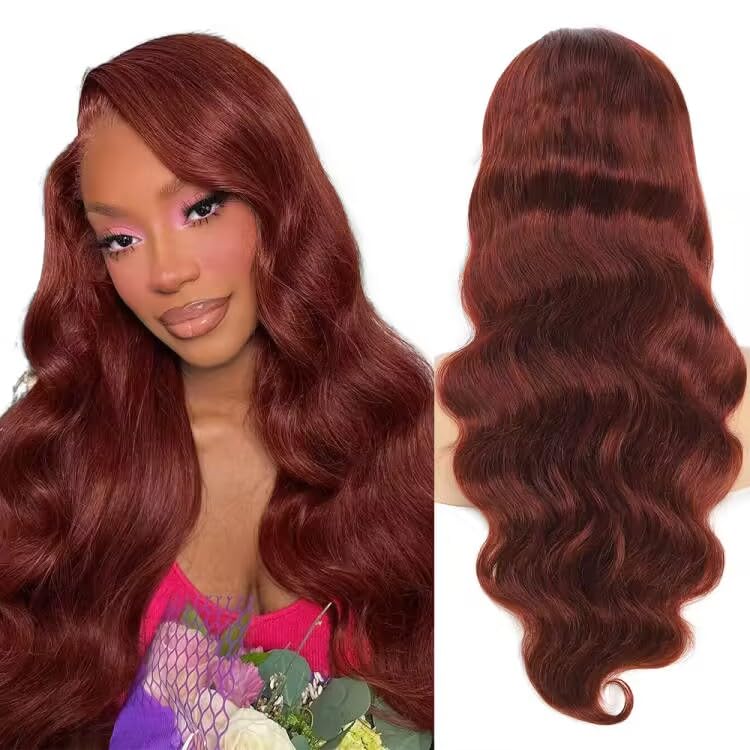 Reddish Brown Lace Front Wigs Human Hair for Stunning Styles