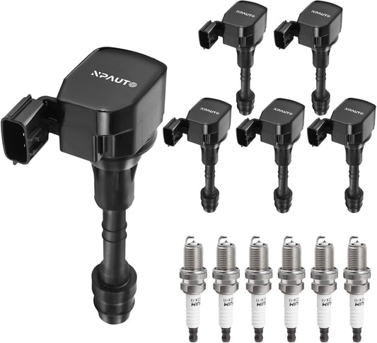 Ignition Coil Pack and Spark Plugs for Nissan Vehicles 2005-2019