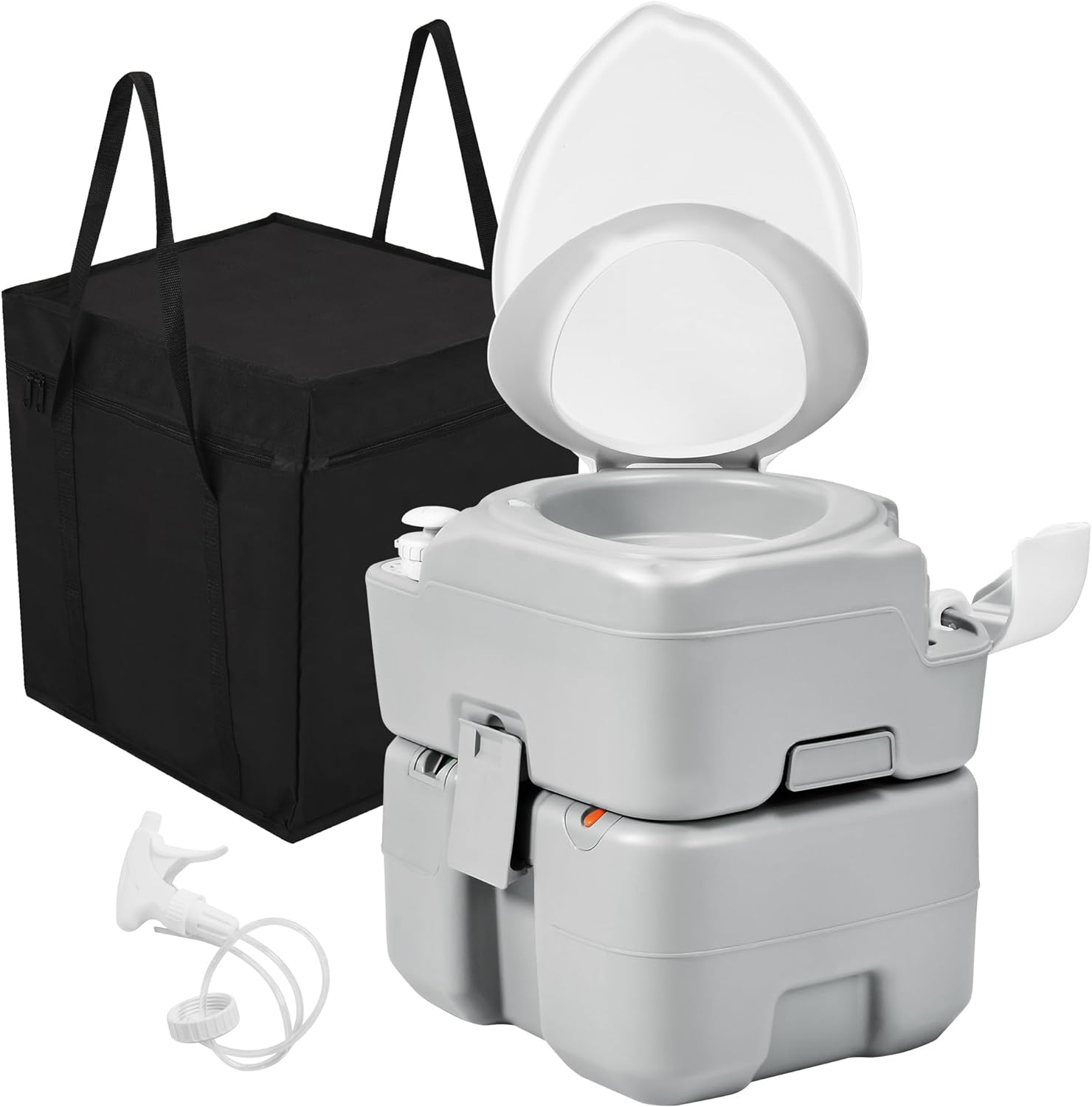 YITAHOME Portable Camping Toilet: Enlarged Bowl, Leak-Proof, Carry Bag