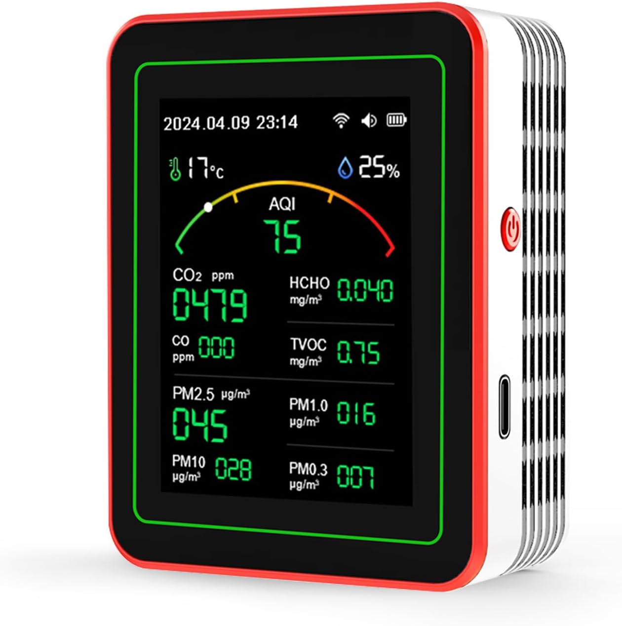 15-in-1 Smart Air Quality Tester: Real-Time Monitoring