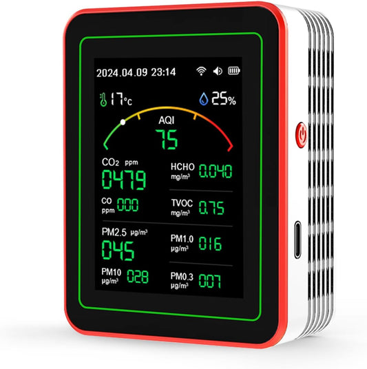 15-in-1 Smart Air Quality Tester: Real-Time Monitoring