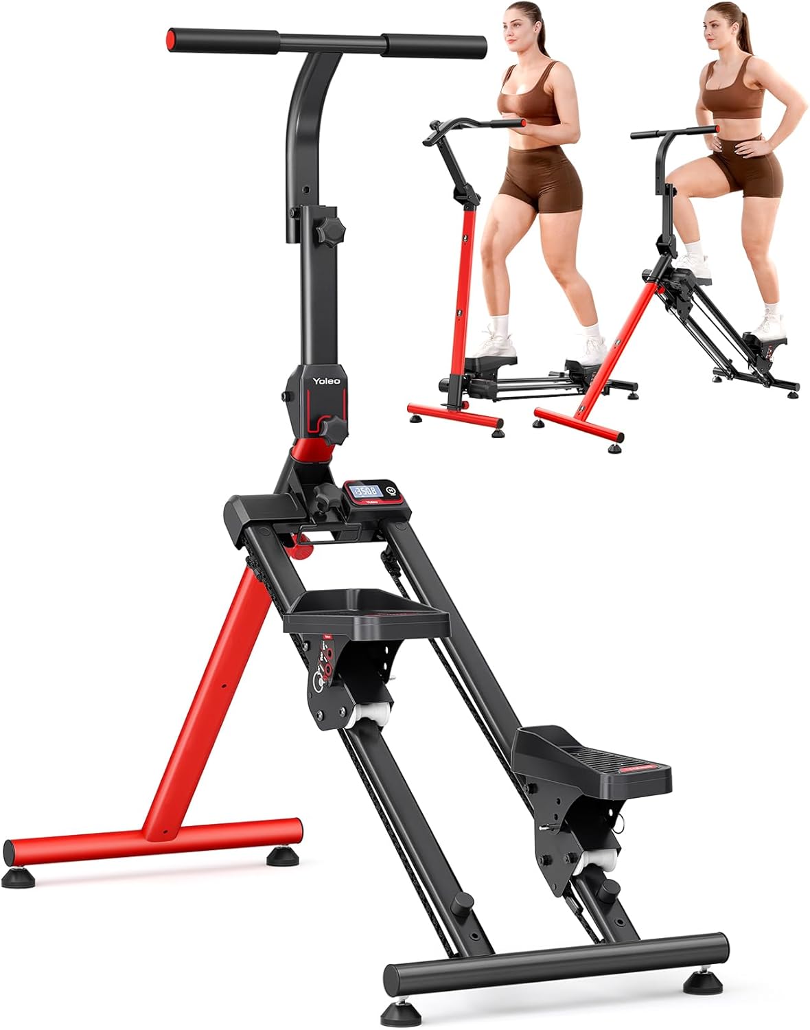 YOLEO Adjustable Stair Stepper for Home Exercise with 3 Modes