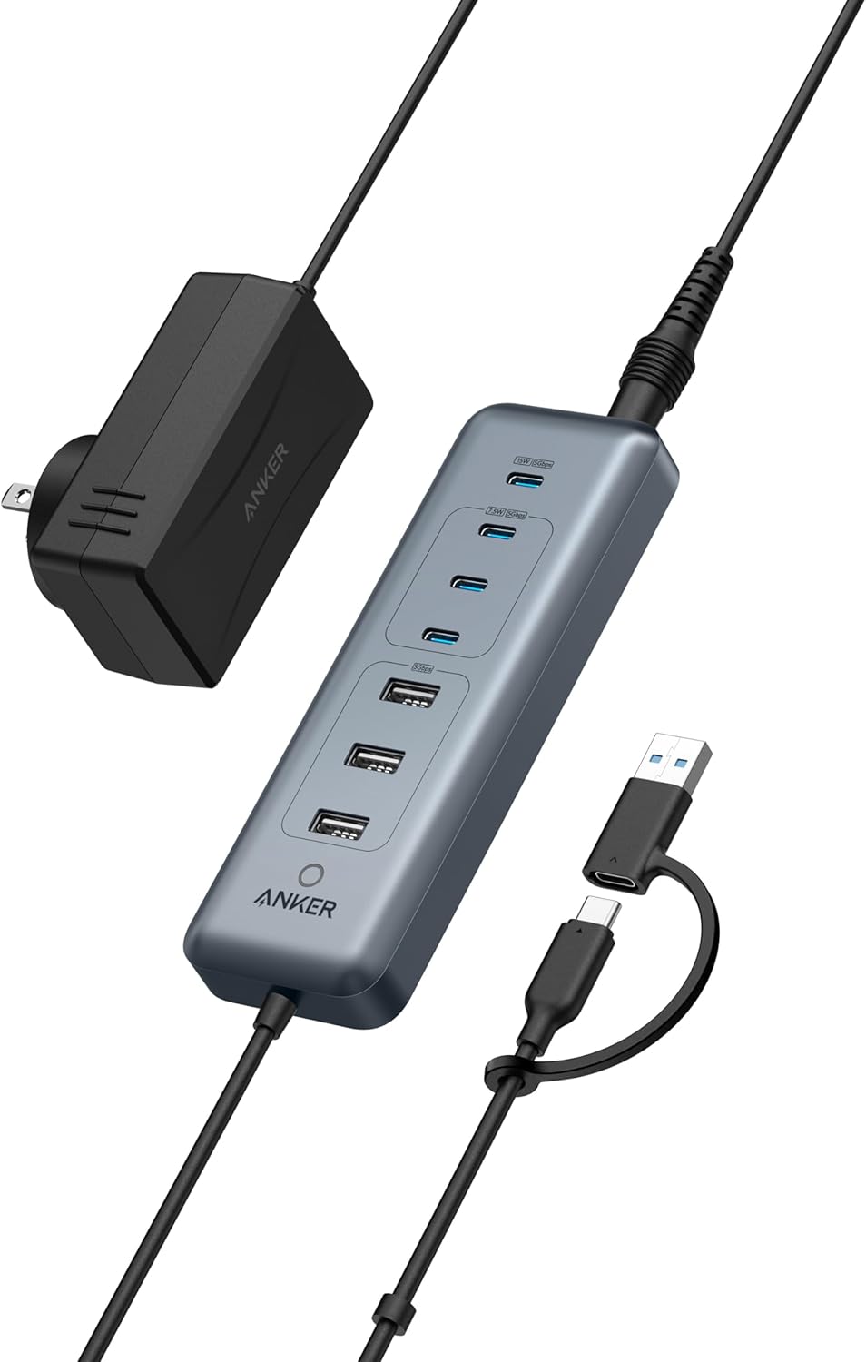 Anker USB C Hub 8-in-1 Data Hub for Laptop and MacBook