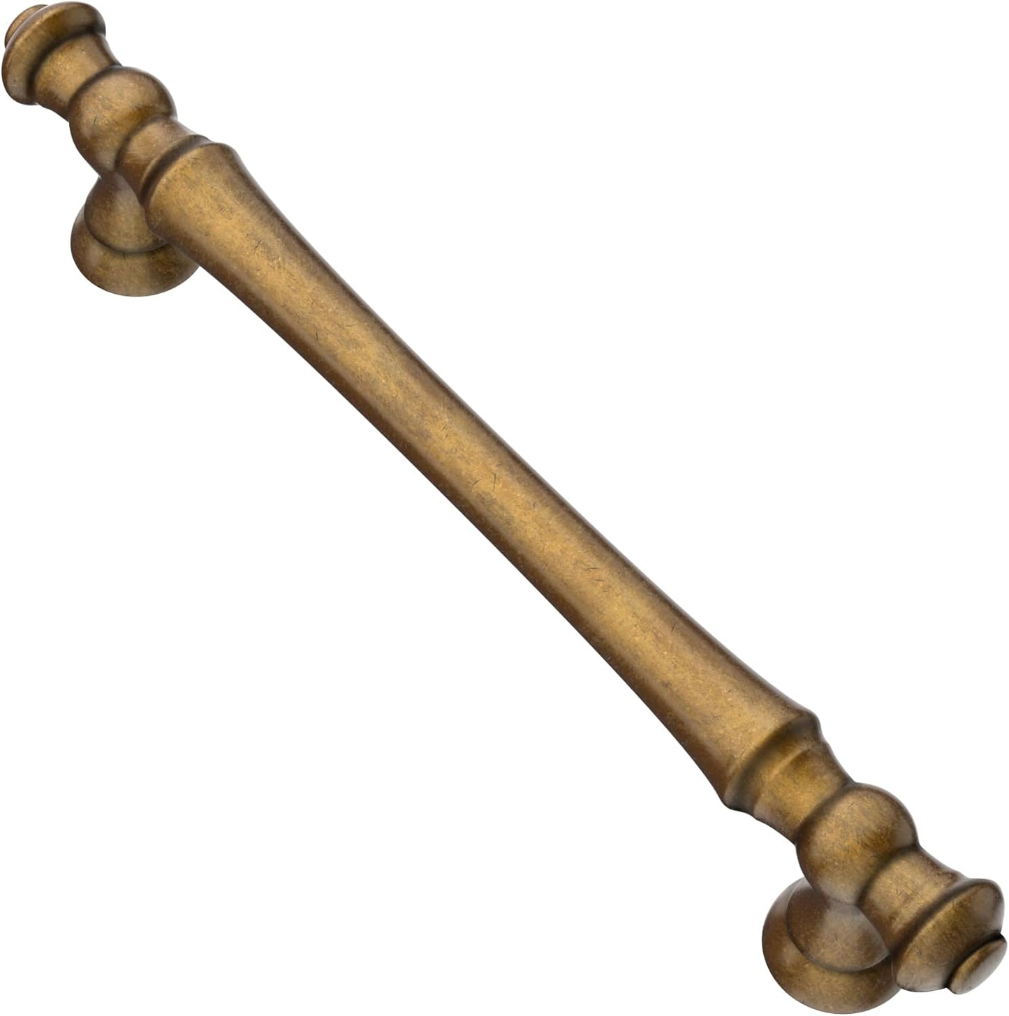 Antique Brass Cabinet Pulls - 10 Pack Modern Kitchen Handles