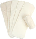 Mama Koala 6-Layer Natural Cotton Cloth Diaper Inserts - Heavy Wetters