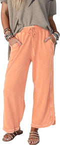 Women's Yoga Pants Wide Leg High Waisted Sweatpants - Lightweight