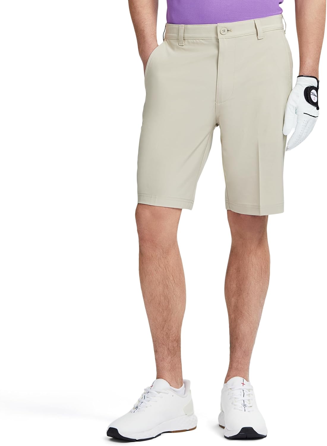 IZOD Mens Golf Swingflex Stretch Straight Fit Shorts for Comfort