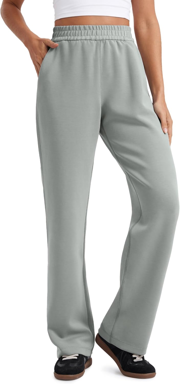 CRZ YOGA SoftAura Wide Leg Casual Sweatpants for Women