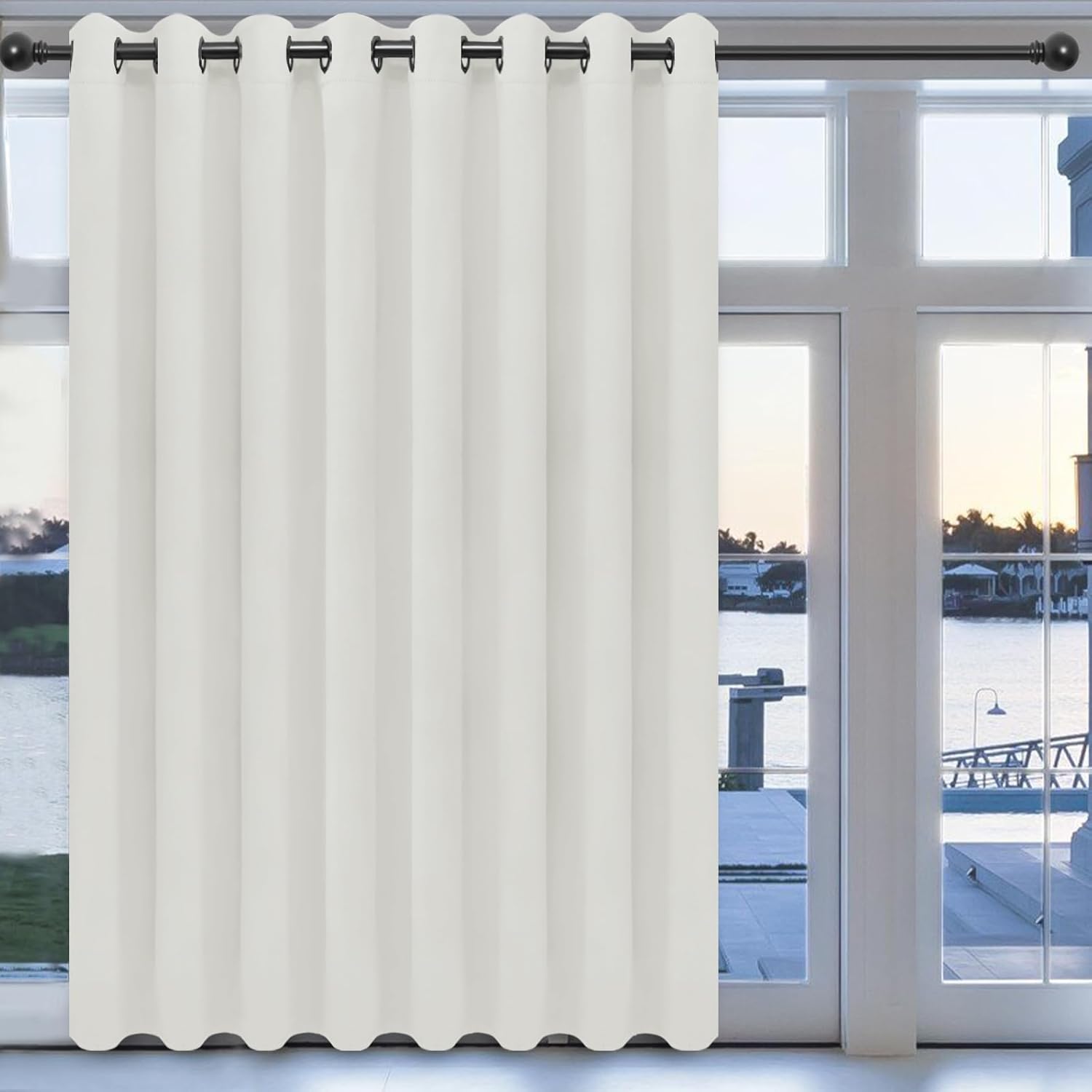 Easy-Going Blackout Door Curtains for Bedroom and Living Room
