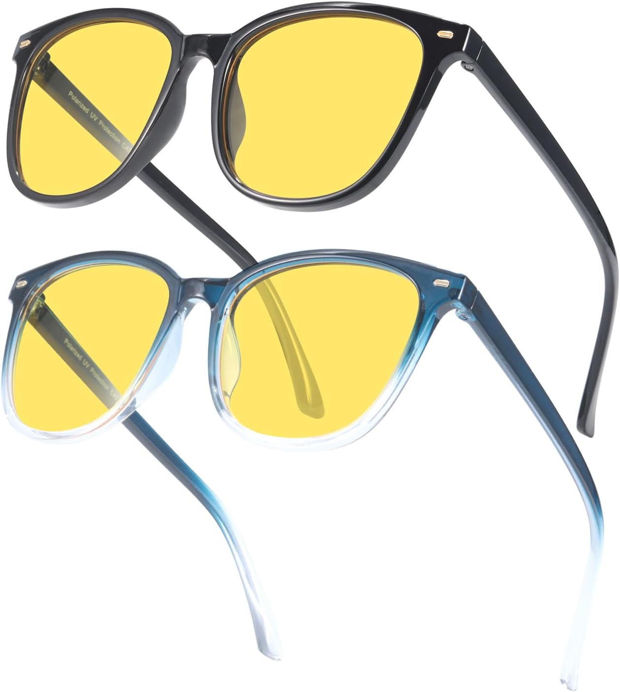 FIMILU Night Vision Glasses for Driving - Polarized Anti-Glare