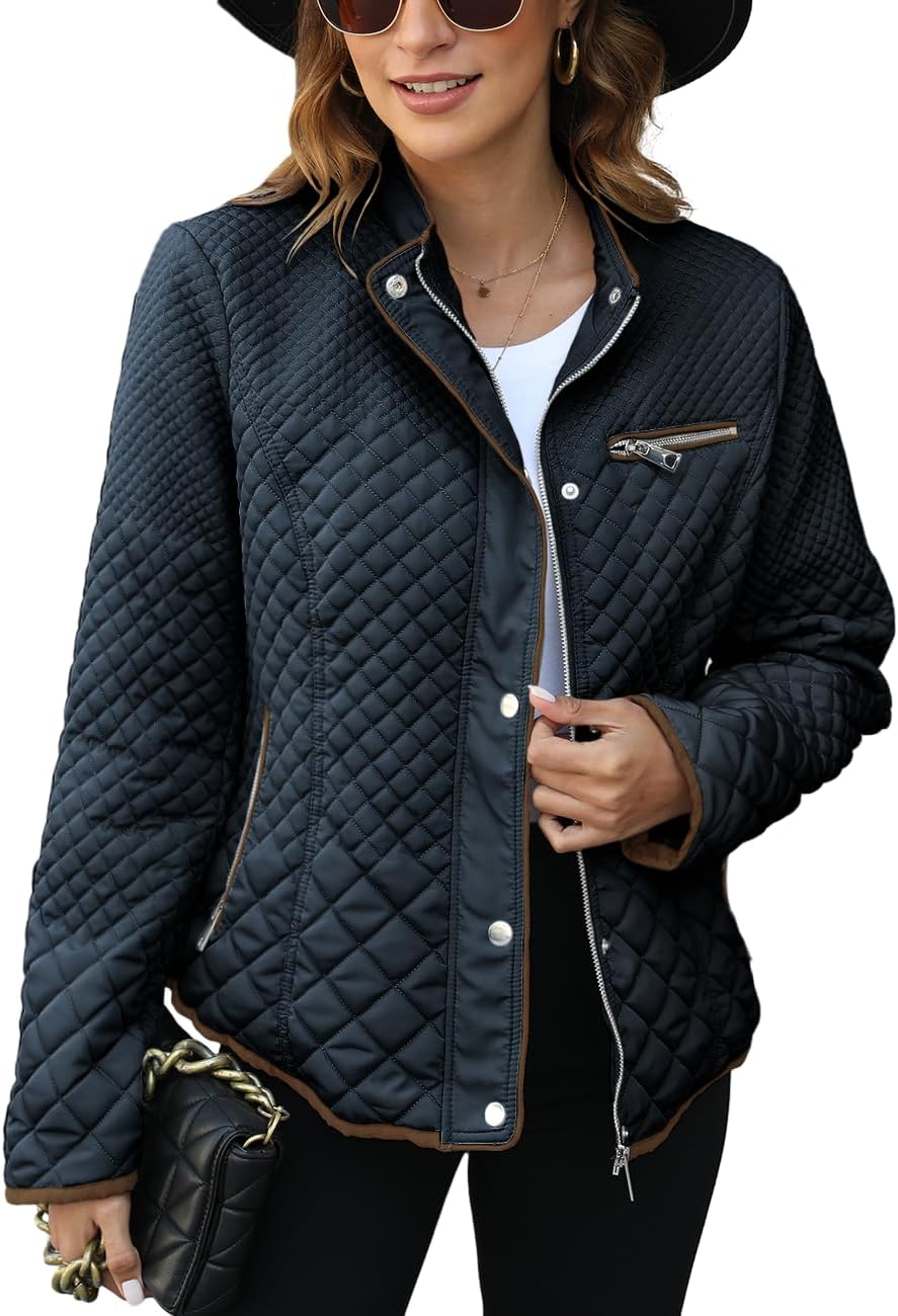 Lightweight Quilted Puffer Jacket for Women by Bellivera