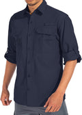 Men's Sun Protection Fishing Shirt UPF 50+ Long Sleeve - Cool Quick