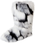 Faux Fur Mid-Calf Snow Boots - Warm, Fluffy Comfort Gegefur