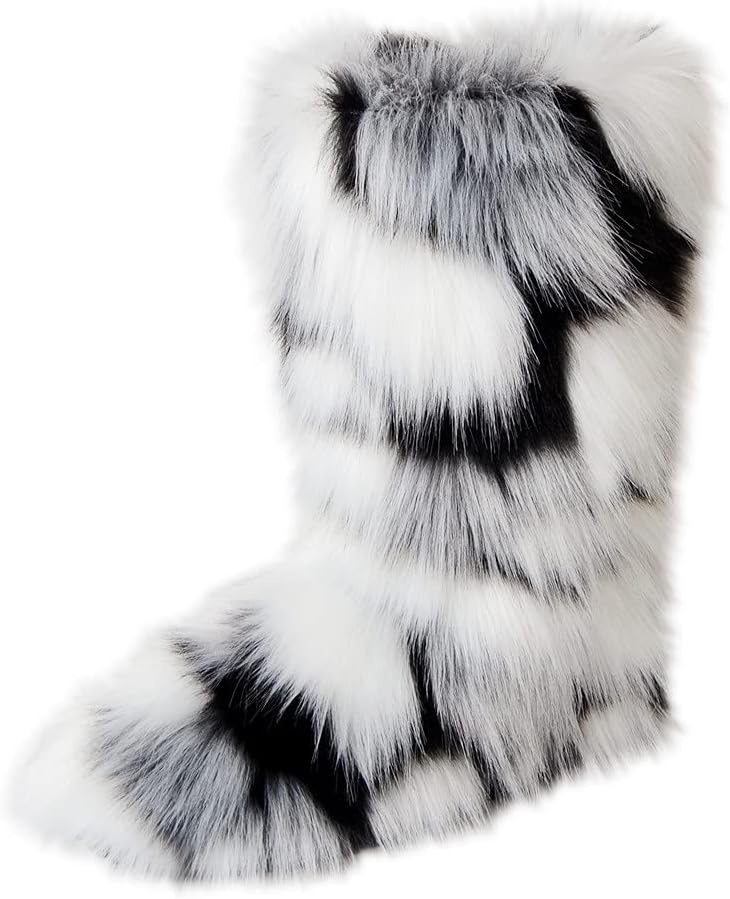 Gegefur Women's Faux Fur Boot: Warm, Comfortable Snow Boots