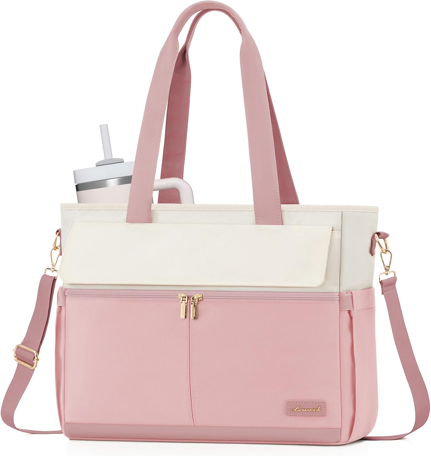 LOVEVOOK Laptop Bag for Women - Stylish 15.6 Inch Tote
