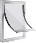 CEESC Large Dog Door with Magnetic Flap and Snap-in Panel - Secure Pet