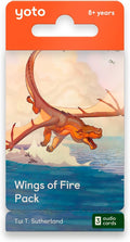 WINGS OF FIRE Audio Cards by Tui T. Sutherland - 3 Pack