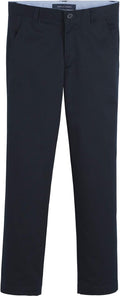 Tommy Hilfiger Boys Flat Front Twill Blend Dress Pants - Durable Brand