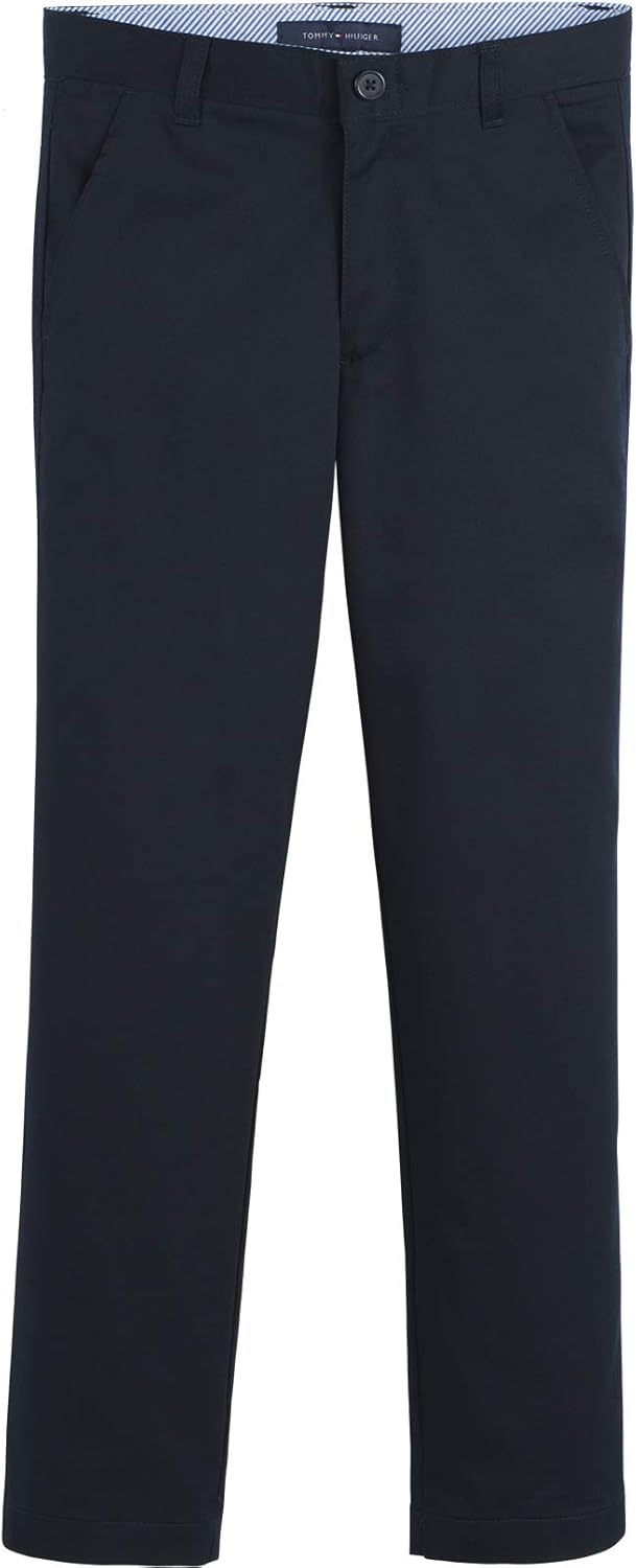 Tommy Hilfiger Boy's Flat Front Twill Blend Dress Pants Review