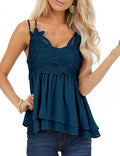 Feager Lace Tank Tops for Women Summer Spaghetti Strap Babydoll