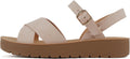 Soda CHESTER Women Flat Sandals Flatform Ankle Buckle - Versatile