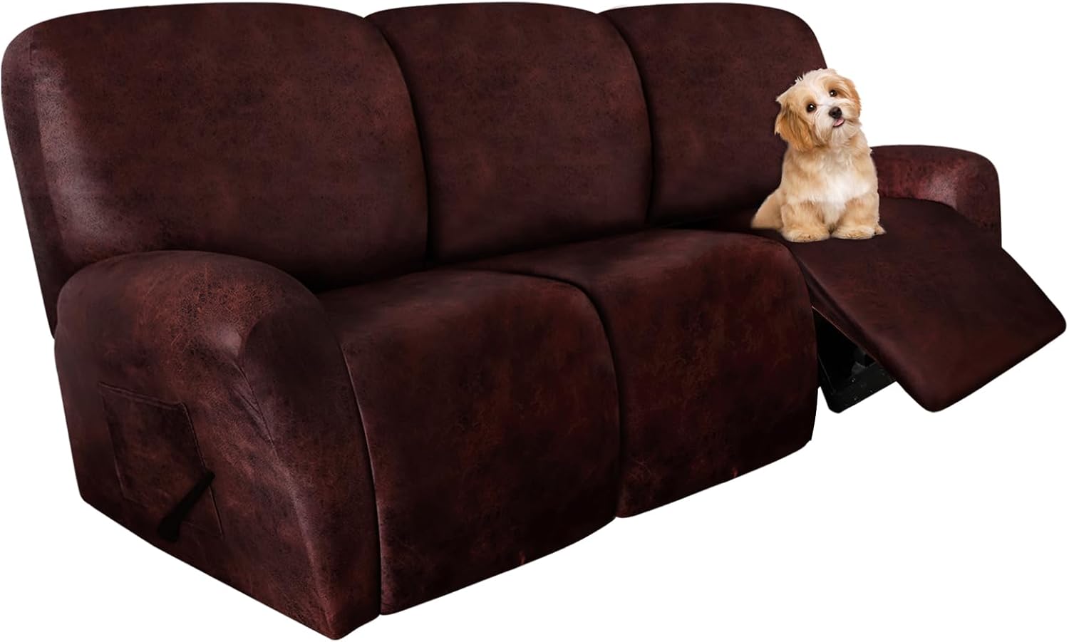 Molasofa Recliner Sofa Covers - Stretch Leather Like Protector