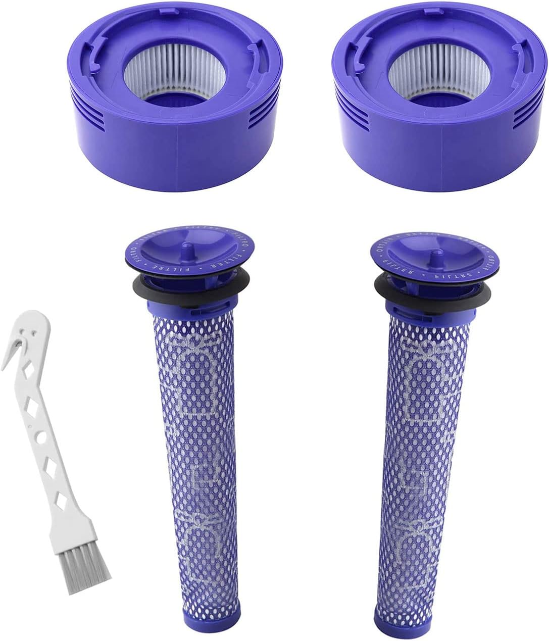 Dyson V8 Filter 4 Pack - Powerful Replacement Filters