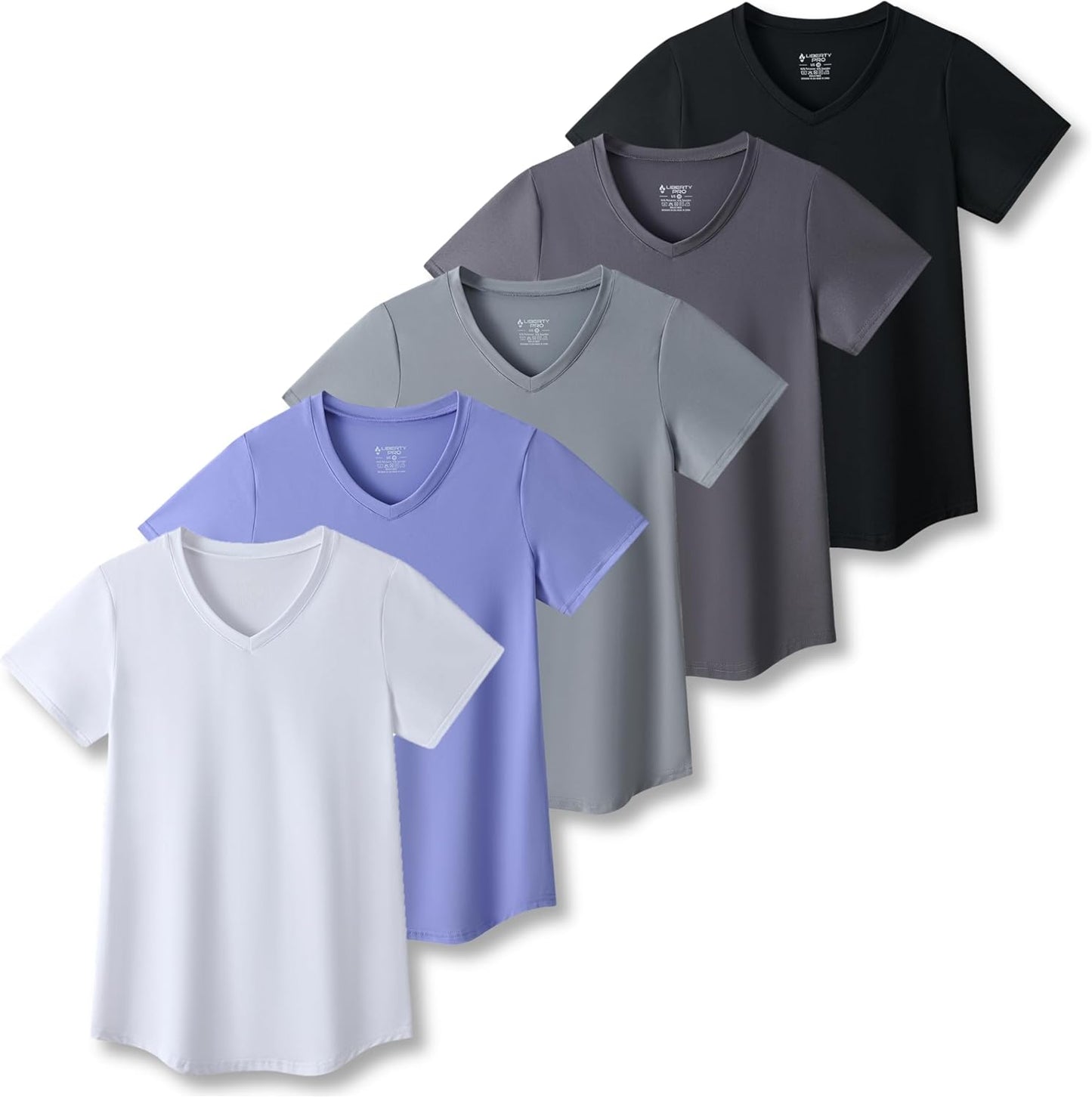 Women's Dry Fit Short Sleeve T Shirts for Gym Yoga Running