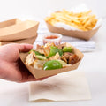 Karat Kraft Paper Food Serving Tray 0.5 lb Capacity - Sturdy