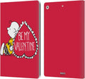 Peanuts Charlie Brown Valentine Leather Wallet iPad 10.2 Case