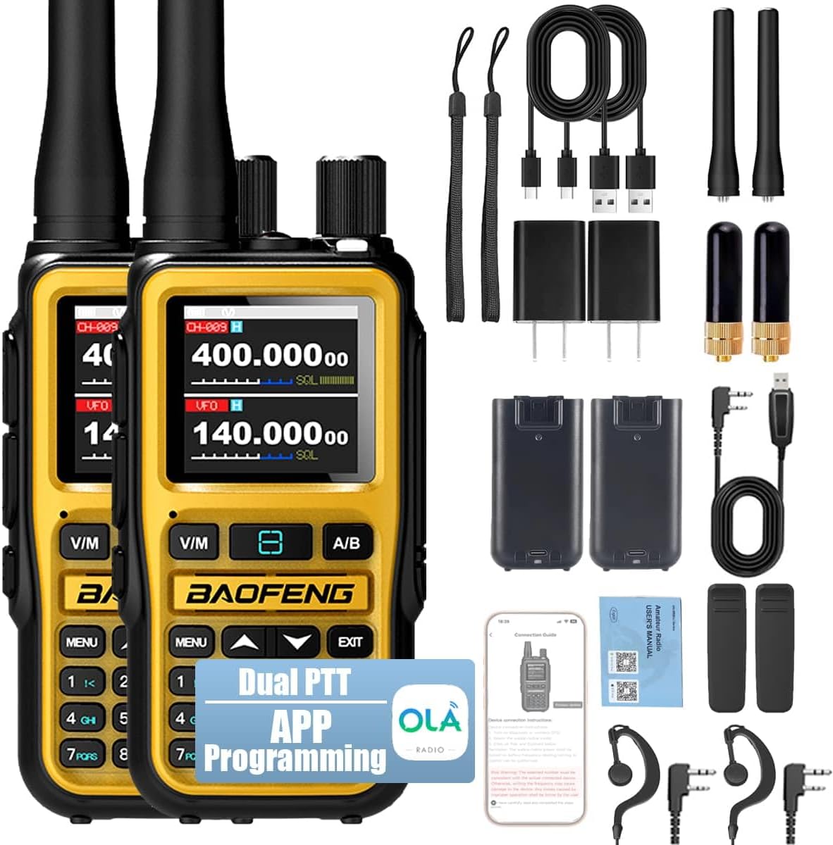 Baofeng UV-5R Mini Dual Band Walkie Talkie for Outdoor Use