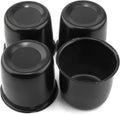 4Pcs 3.31 in Wheel Center Caps Fit 3.31ft Center Bore - Matt Black