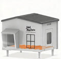 Large Indestructible Heated Cat House for Outside Winter