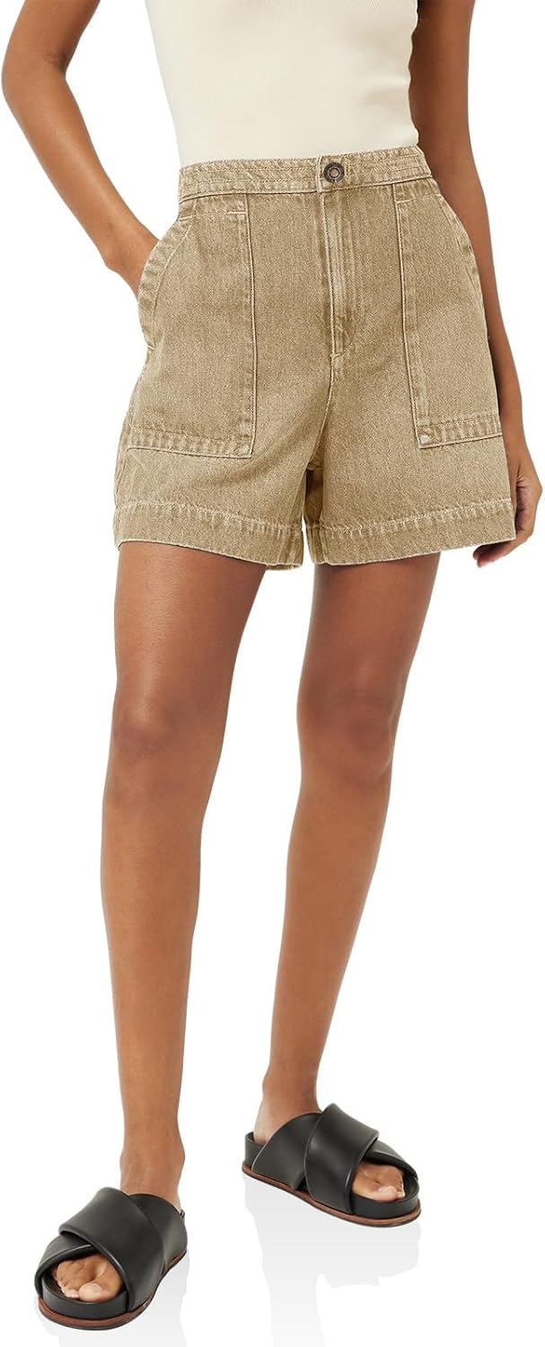 Womens Casual High Waisted Denim Shorts for Summer Style