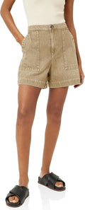 PLNOTME Womens High Waisted Denim Shorts - Comfortable Summer Staple