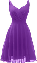 Summer Chiffon Cocktail Dress for Women - Adjustable Spaghetti Strap