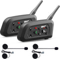 EJEAS V6 Motorcycle Bluetooth Headset 2-Rider Intercom - Clear Ride