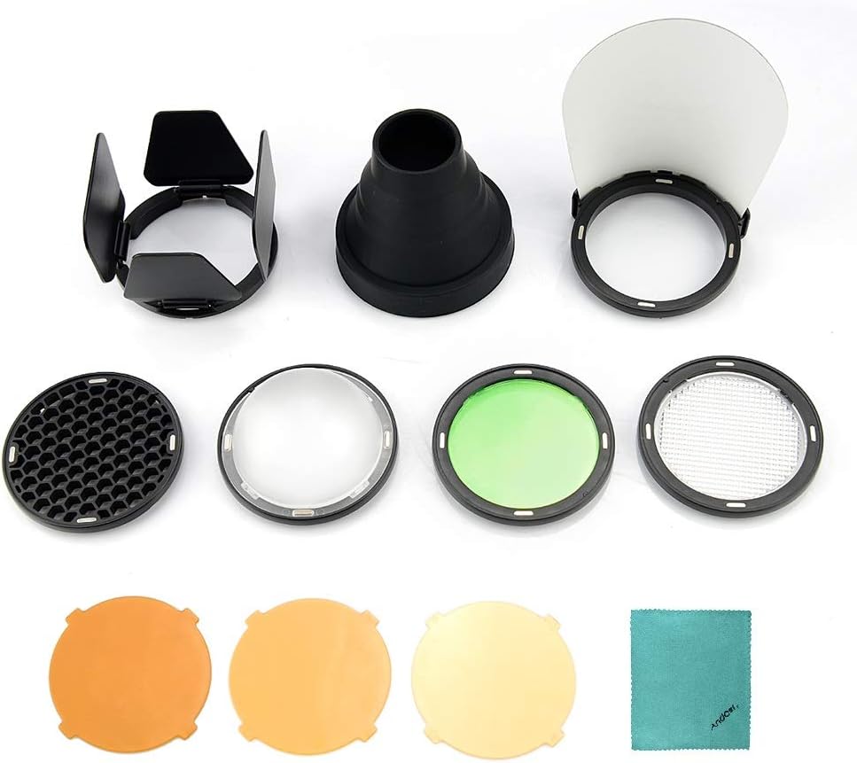 Godox AK-R1 Accessories Kit for V1 Ring Flash Head and More