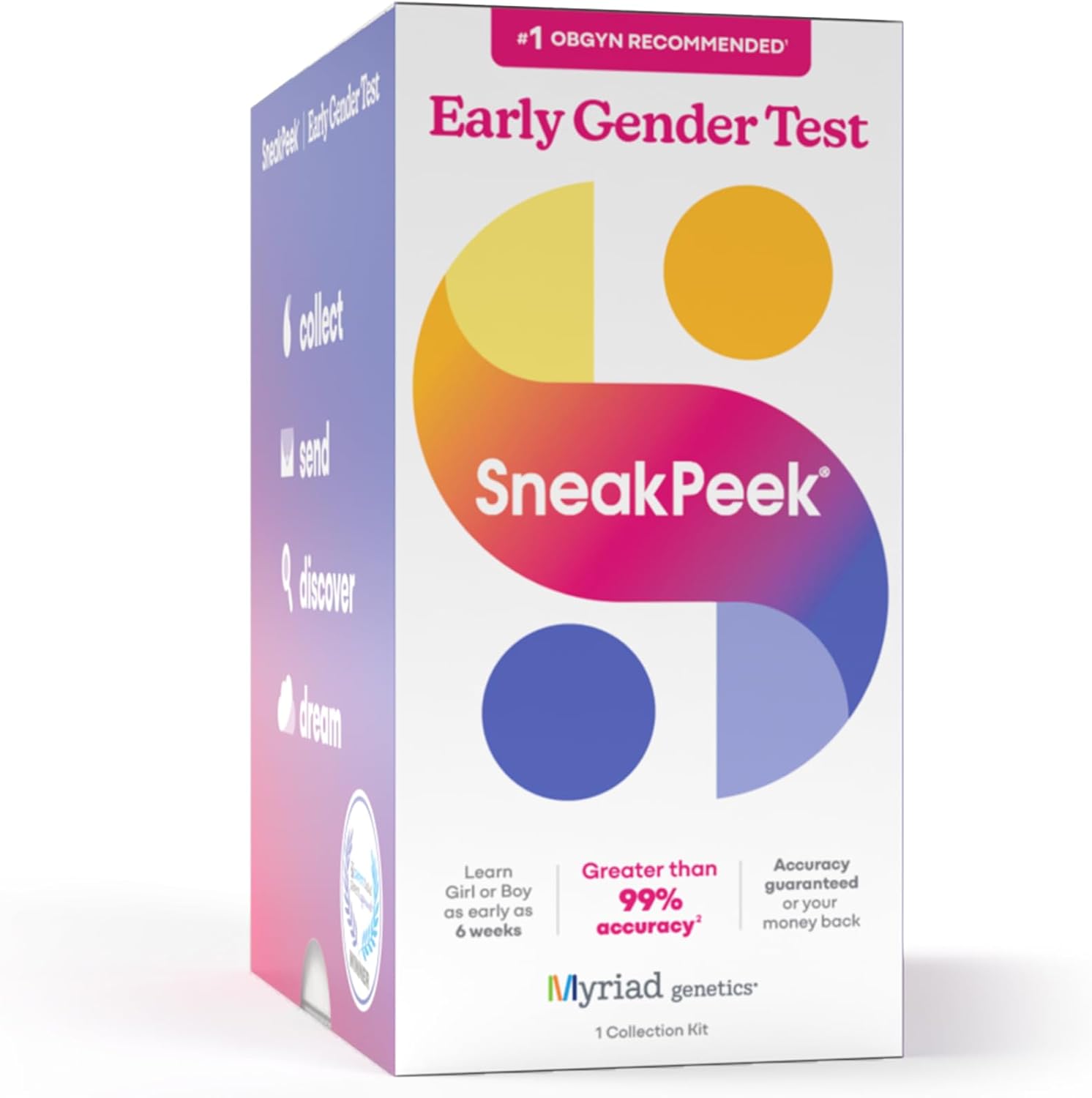 SneakPeek Early Gender Test for Baby Reveal with 99% Accuracy