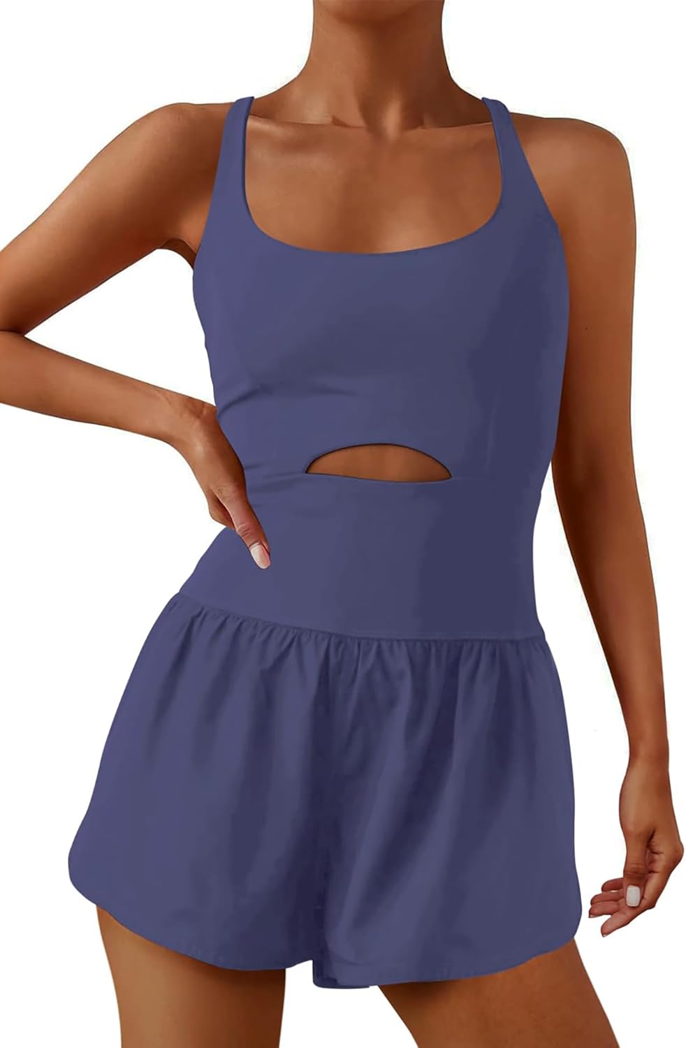 ReachMe Womens Running Onesie Athletic Romper for Workouts