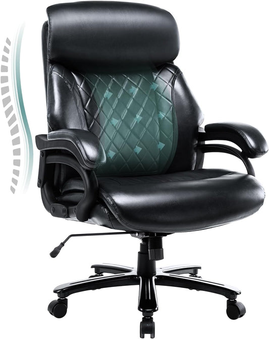 COLAMY Big & Tall Executive Chair - 400lbs Capacity