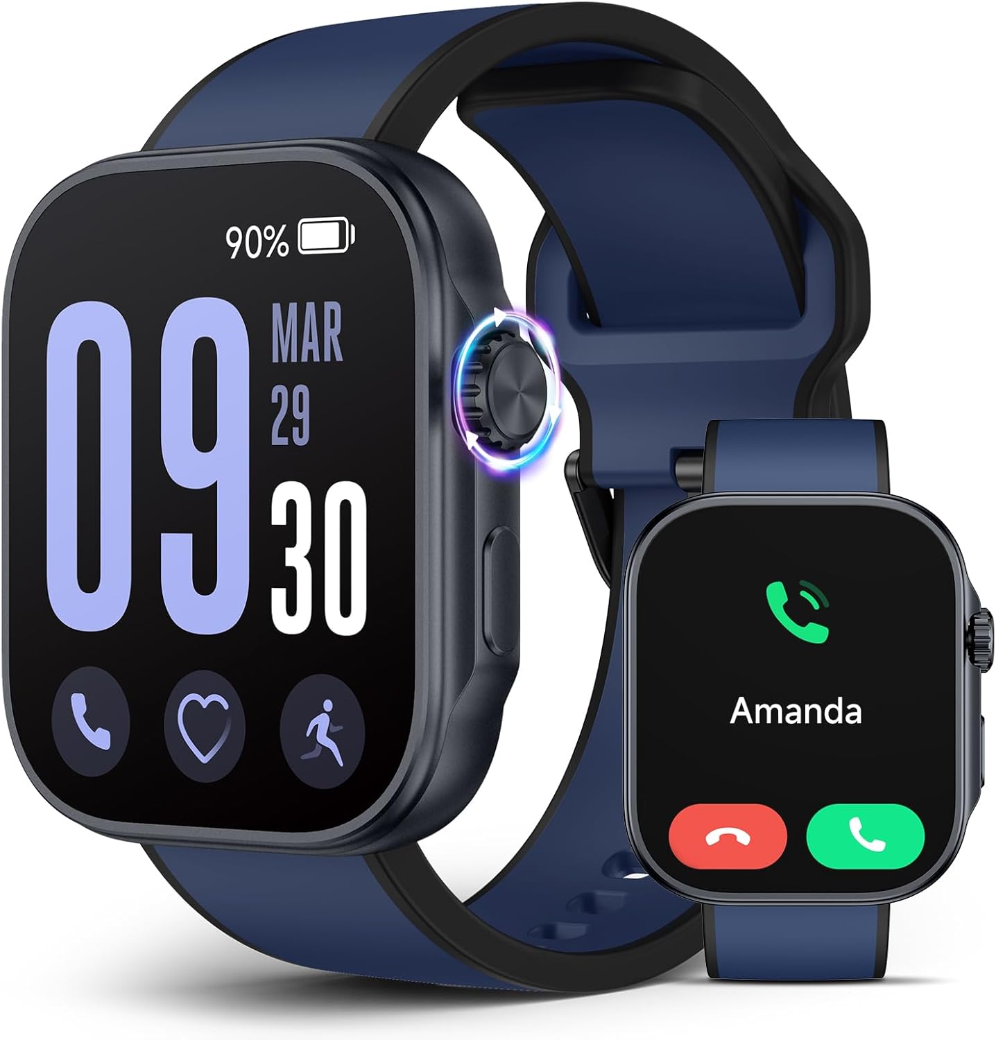 Smart Watch for Men with Blood Pressure Monitor and Fitness Tracker