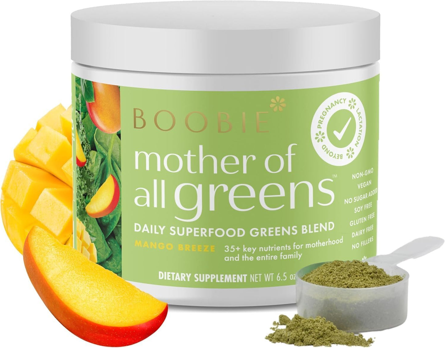 Boobie Mother of All Greens: Daily Super Greens Powder