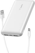 Belkin 10,000mAh Portable Charger - Fast Charging for Multiple Devices