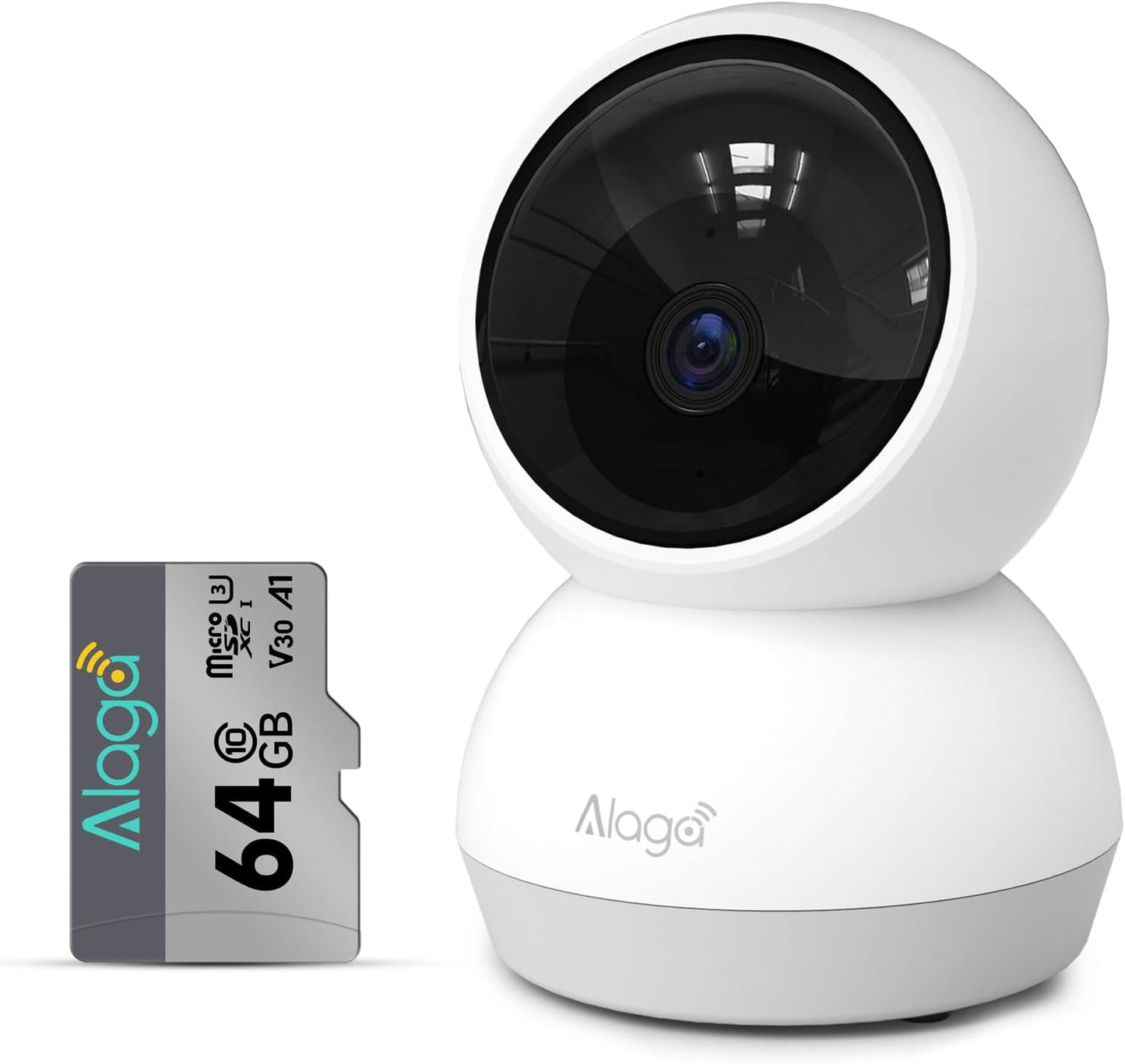 Alaga 2K Smart Indoor Cam: AI Motion Detection, Night Vision