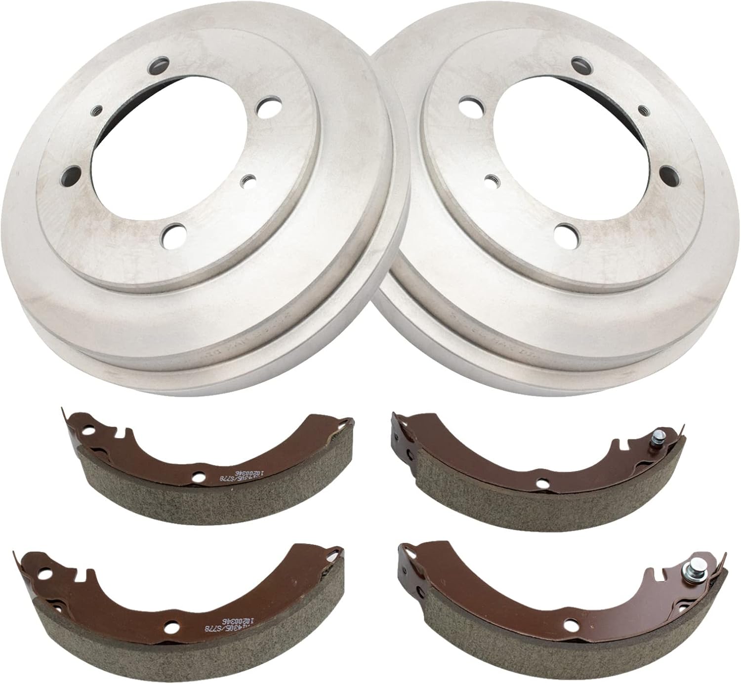 TRQ Rear Brake Shoe & Drum Kit for 2002-2007 Mitsubishi Lancer