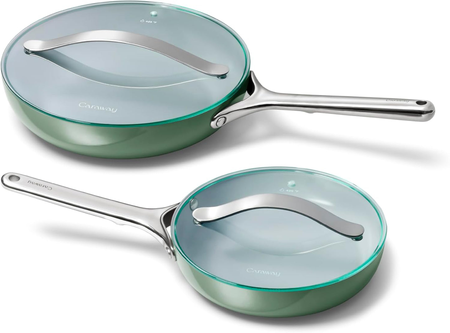Caraway Ceramic Fry Pan Duo - Non-Stick, Non Toxic Cookware
